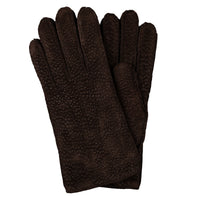 Capybara Gloves With Cashmere Lining - Dark Brown