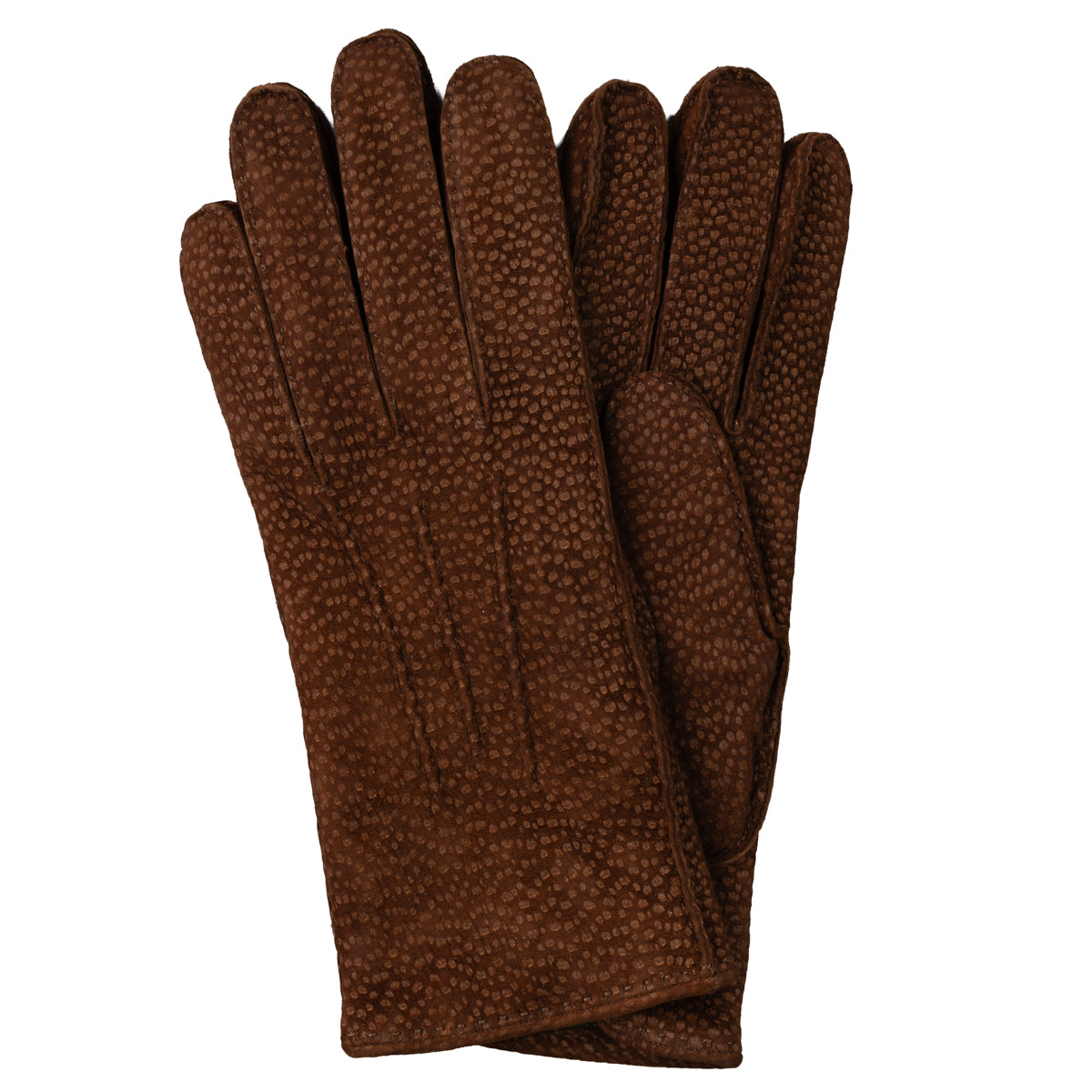 Capybara Gloves With Cashmere Lining - Medium Brown