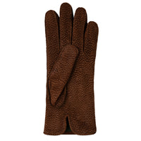 Capybara Gloves With Cashmere Lining - Medium Brown