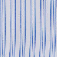 Poplin Semi Spread Shirt - Light Blue - Ticking Stripe