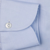 Soft Oxford Semi Spread Shirt - Light Blue