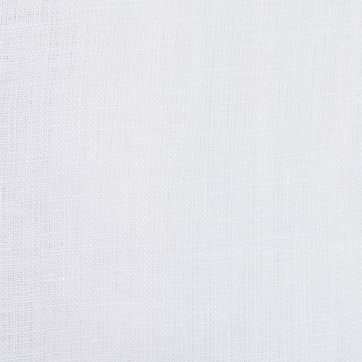 Linen Semi Spread Shirt - White - Plain