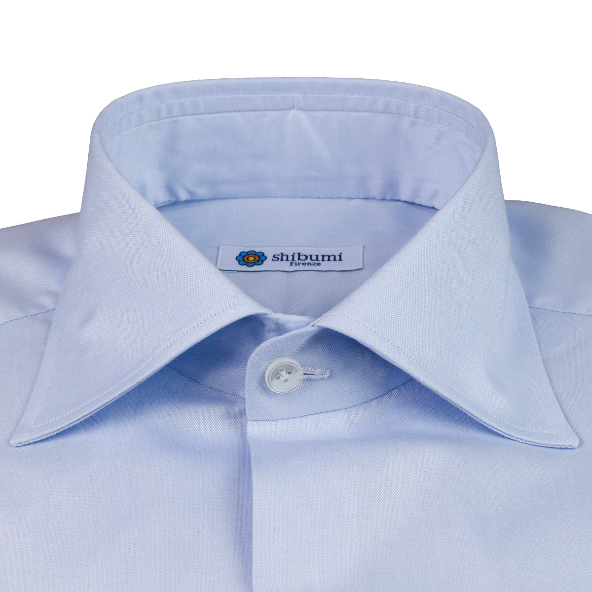 Soft Oxford Semi Spread Shirt - Light Blue