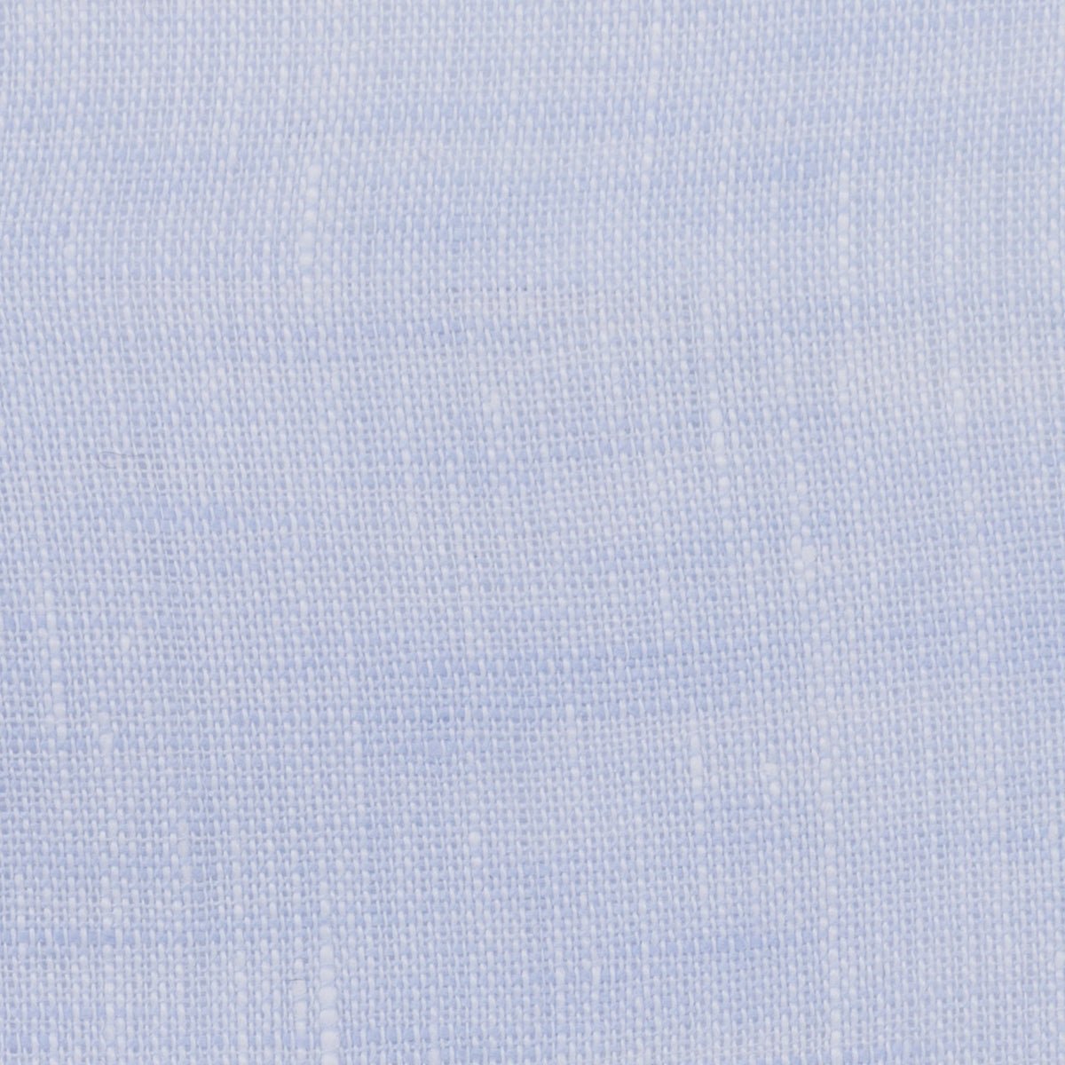Linen Button Down Shirt - Light Blue - Plain