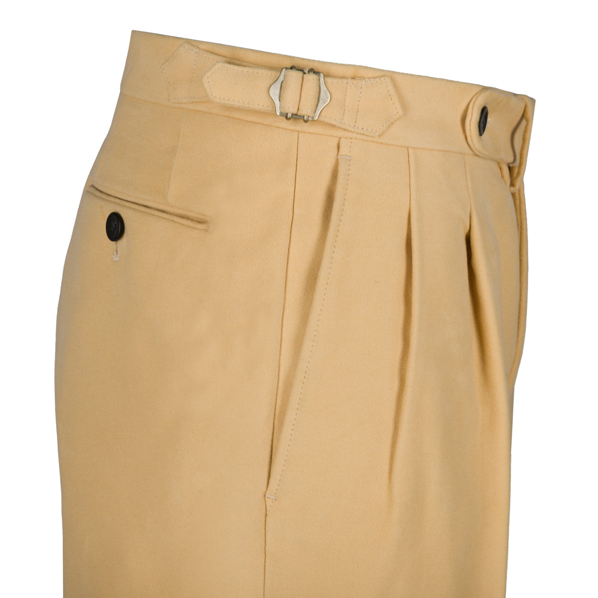 Moleskin Cotton Trousers - Camel