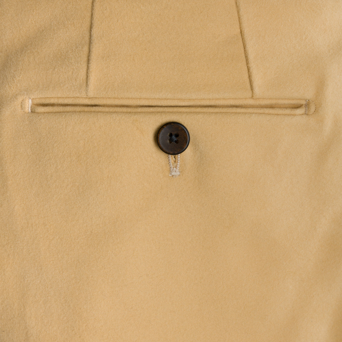 Moleskin Cotton Trousers - Camel