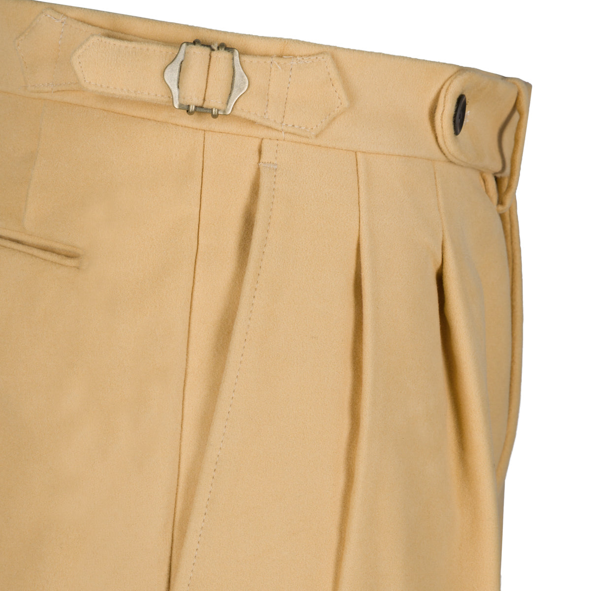 Moleskin Cotton Trousers - Camel
