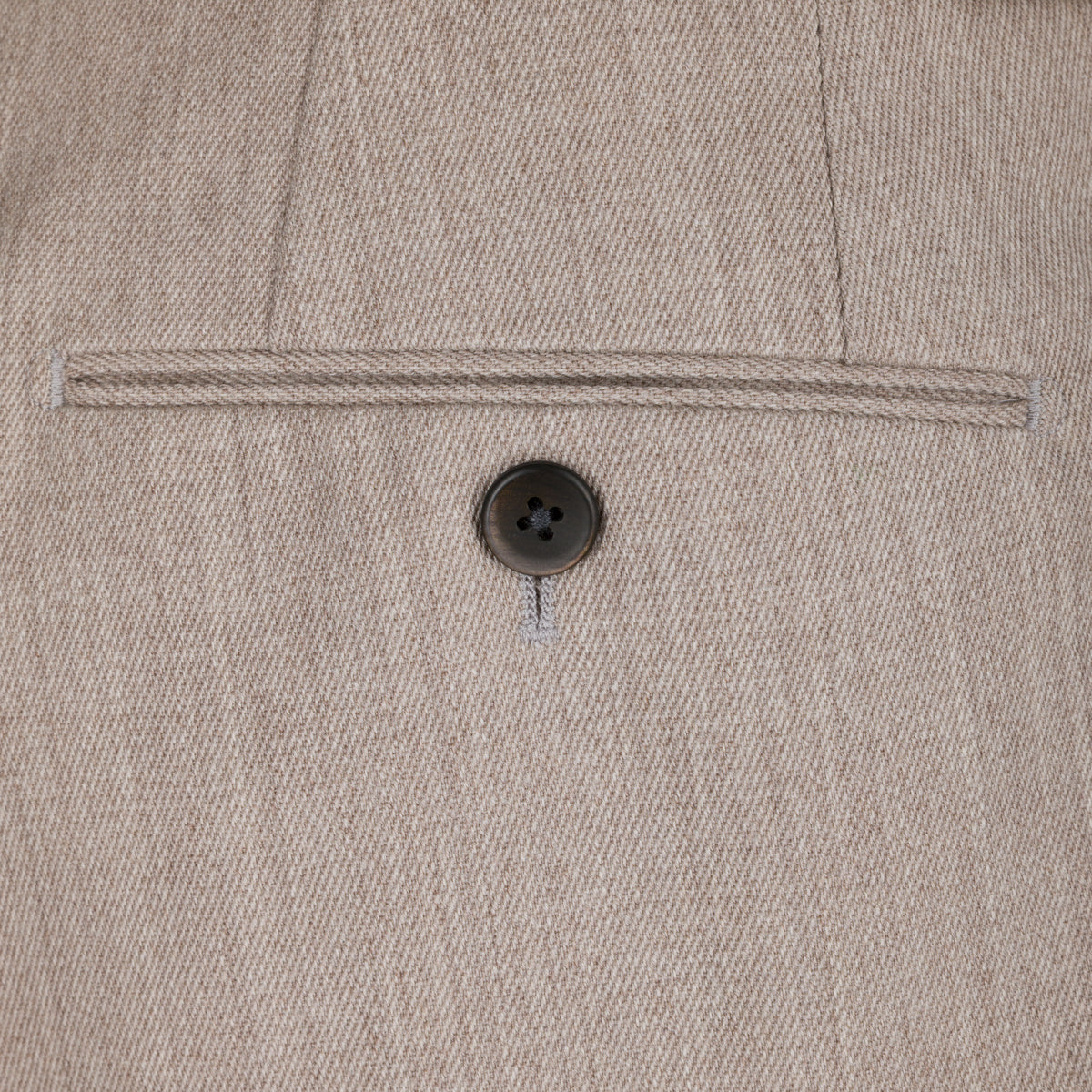 Cavalry Twill Wool Trousers - Greige