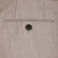 Cavalry Twill Wool Trousers - Greige