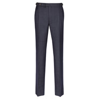 Soft Denim Wool Trousers - Navy
