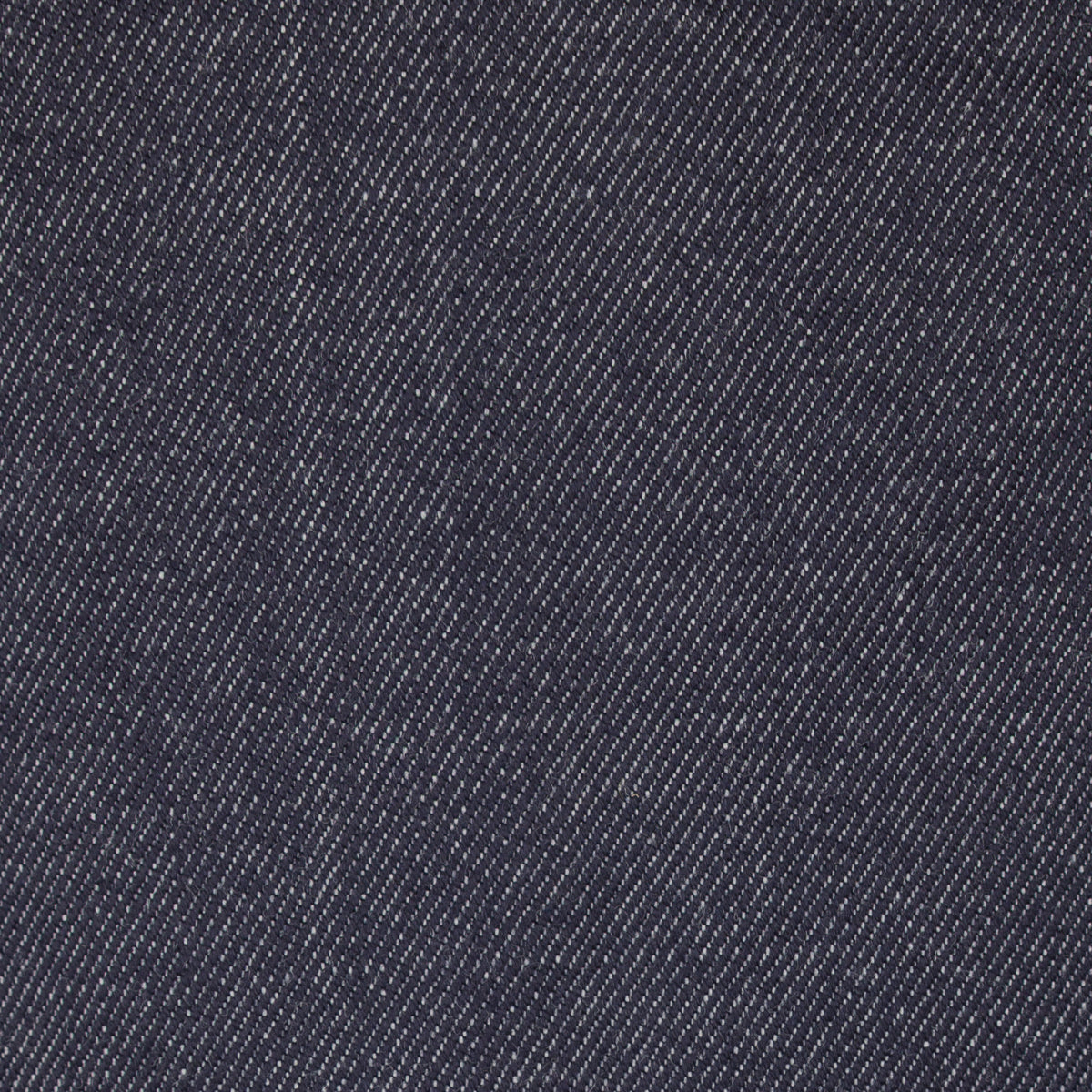 Soft Denim Wool Trousers - Navy