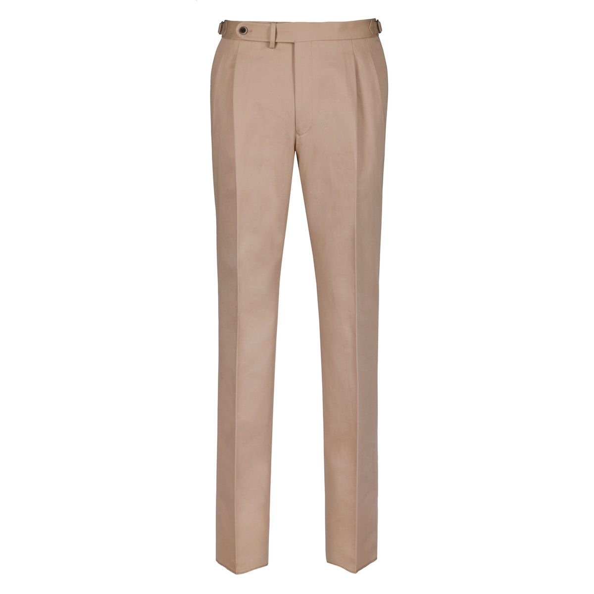 Chino Twill Cotton Trousers - Beige