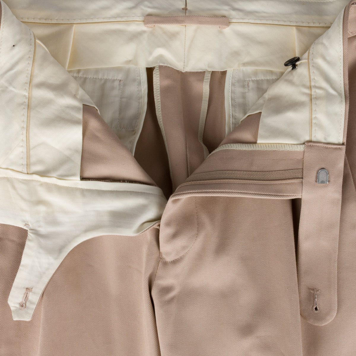 Chino Twill Cotton Trousers - Beige