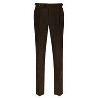 Moleskin Cotton Trousers - Chocolate