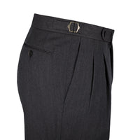 Cavalry Twill Wool Trousers - Mid Grey