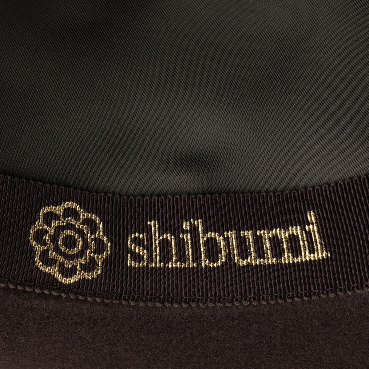 Wool Felt Fedora Hat - Dark Brown