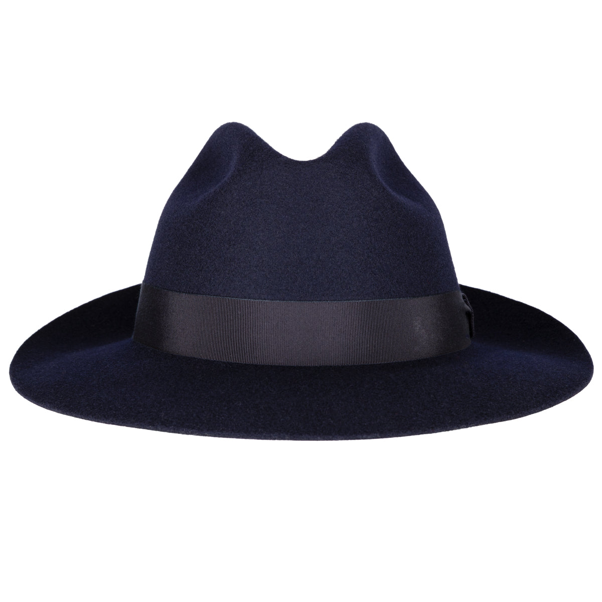 Wool Felt Fedora Hat - Navy