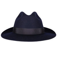 Wool Felt Fedora Hat - Navy