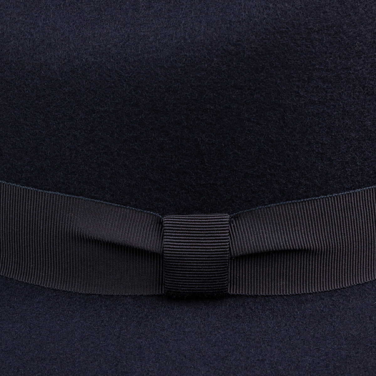 Wool Felt Fedora Hat - Navy