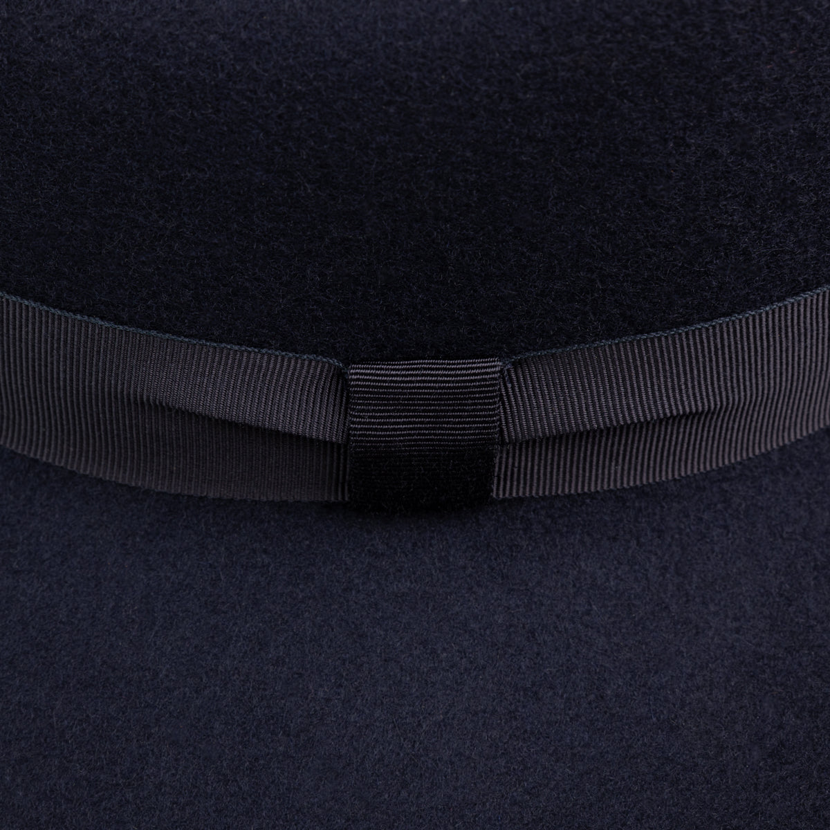 Wool Felt Fedora Hat - Navy
