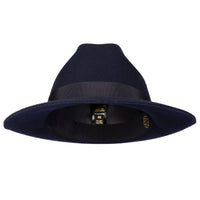 Wool Felt Fedora Hat - Navy