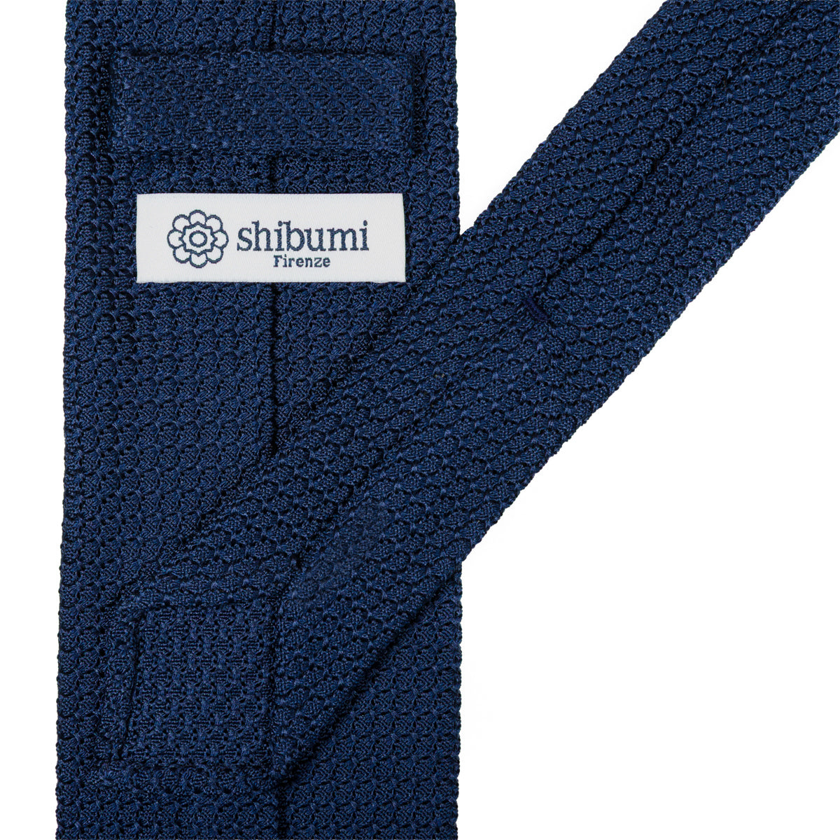Grenadine / Garza Grossa Tie - Navy - Hand-Rolled
