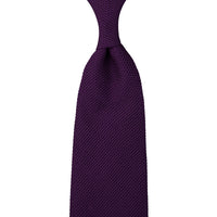 Grenadine / Garza Fina Tie - Eggplant - Hand-Rolled