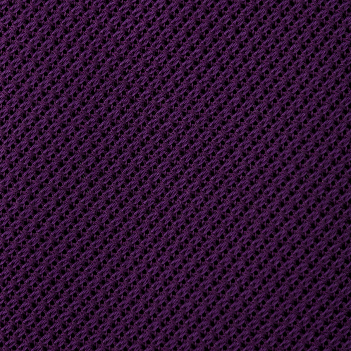 Grenadine / Garza Fina Tie - Eggplant - Hand-Rolled