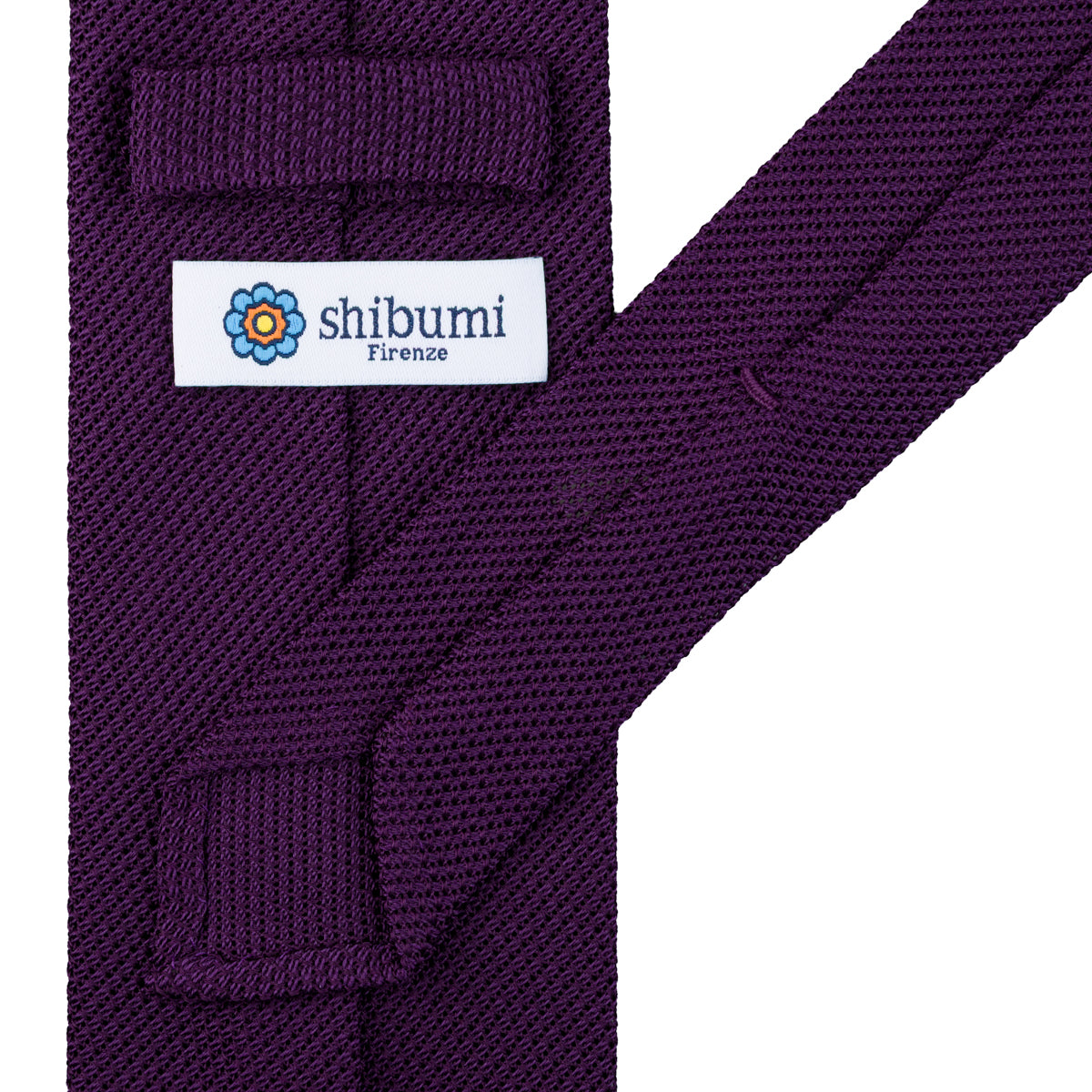 Grenadine / Garza Fina Tie - Eggplant - Hand-Rolled