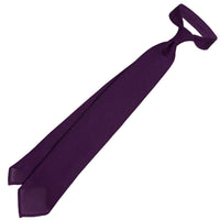 Grenadine / Garza Fina Tie - Eggplant - Hand-Rolled