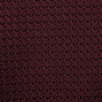 Grenadine / Garza Grossa Tie - Burgundy - Hand-Rolled