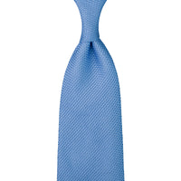 Grenadine / Garza Fina Tie - Powder Blue - Hand-Rolled