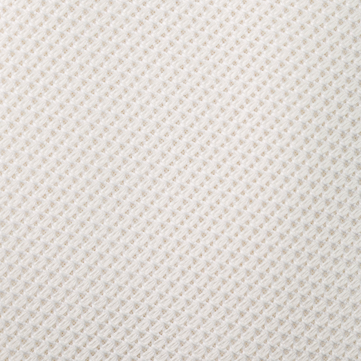 Grenadine / Garza Fina Silk Tie - White - Hand-Rolled