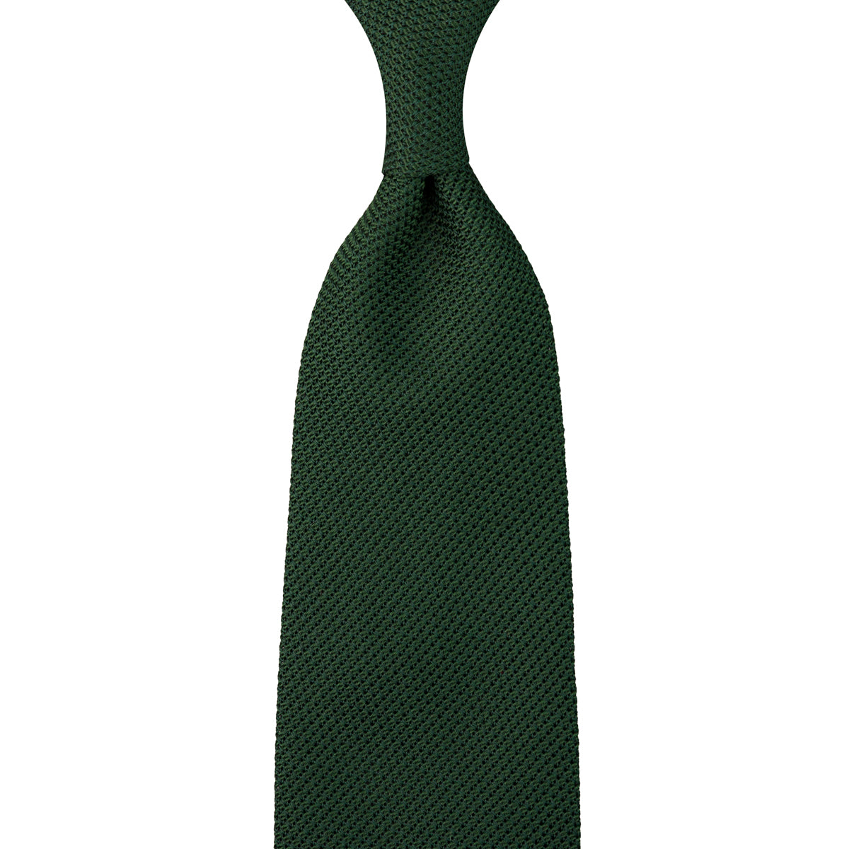 Grenadine / Garza Fina Tie - Forest Green - Hand-Rolled