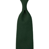 Grenadine / Garza Fina Tie - Forest Green - Hand-Rolled