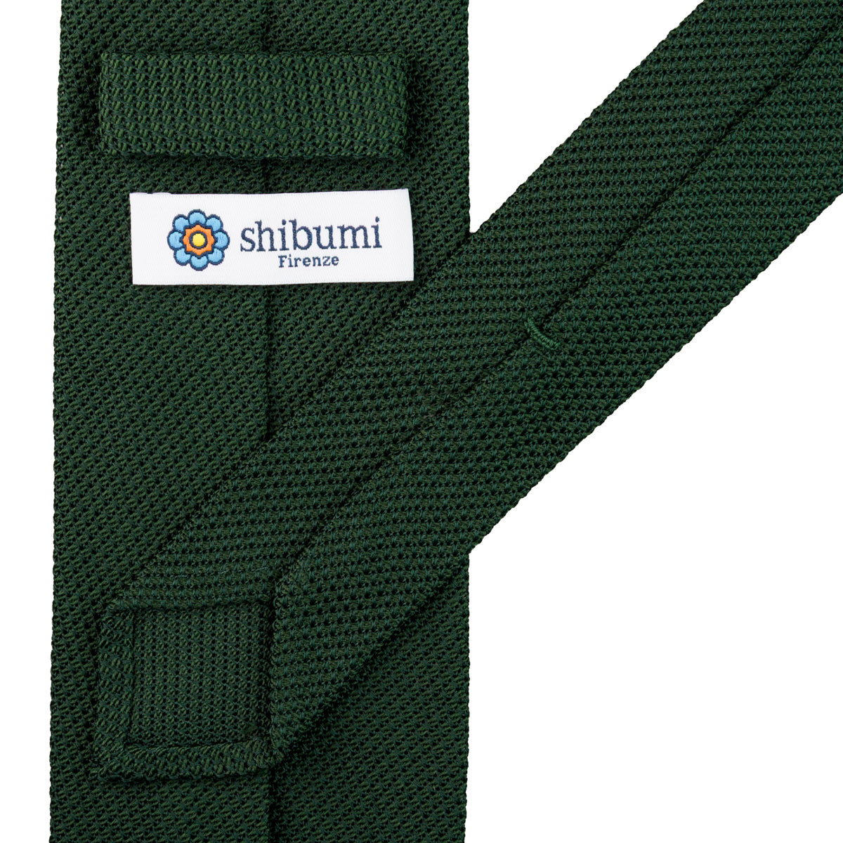 Grenadine / Garza Fina Tie - Forest Green - Hand-Rolled