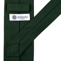 Grenadine / Garza Fina Tie - Forest Green - Hand-Rolled