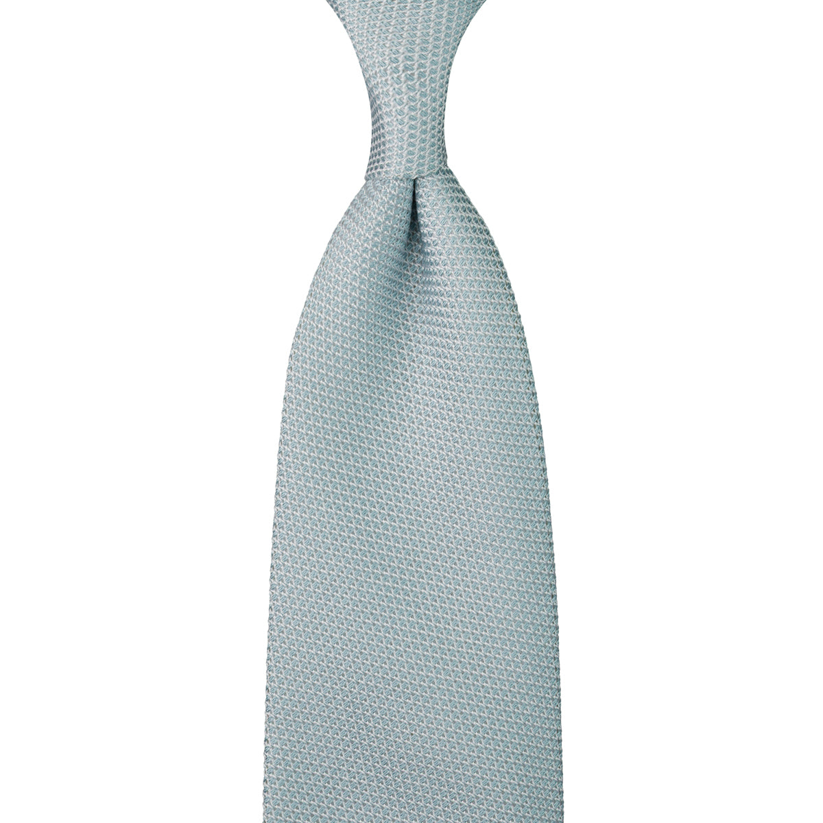 Grenadine / Garza Fina Silk Tie - Pale Blue - Self-Tipped