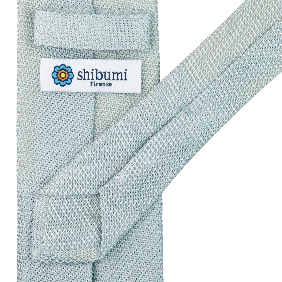 Grenadine / Garza Fina Silk Tie - Pale Blue - Self-Tipped