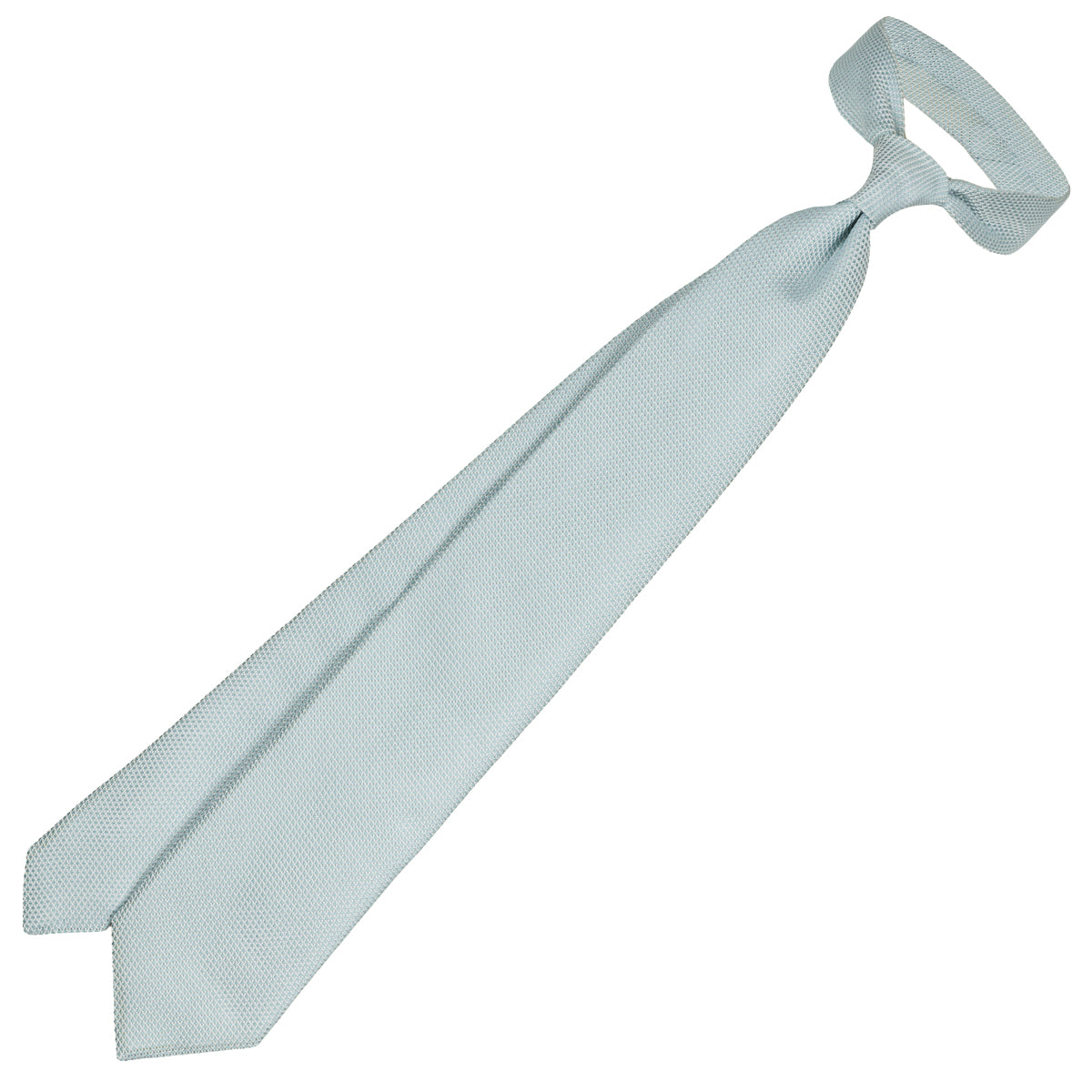 Grenadine / Garza Fina Silk Tie - Pale Blue - Self-Tipped