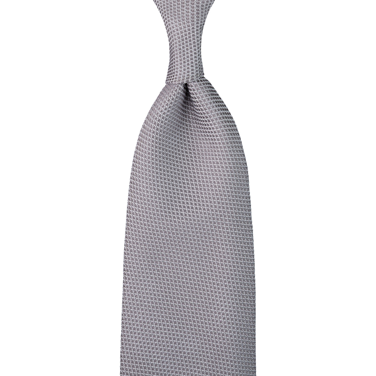 Grenadine / Garza Fina Tie - Silver - Self-Tipped