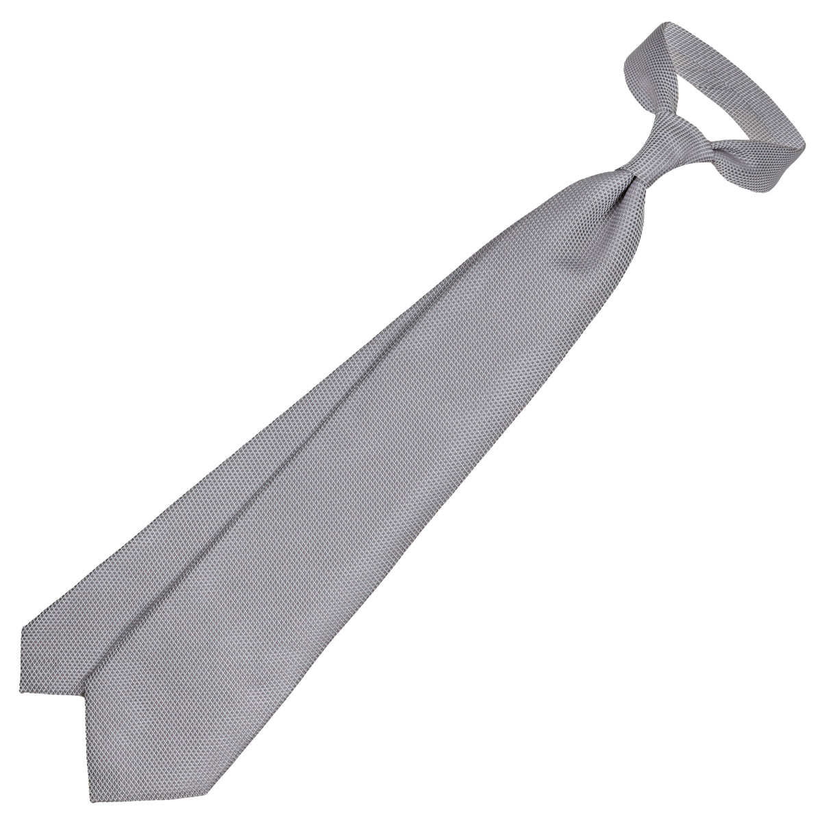Grenadine / Garza Fina Tie - Silver - Self-Tipped