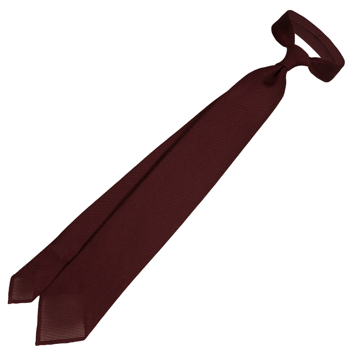 Grenadine / Garza Fina Tie - Burgundy - Hand-Rolled