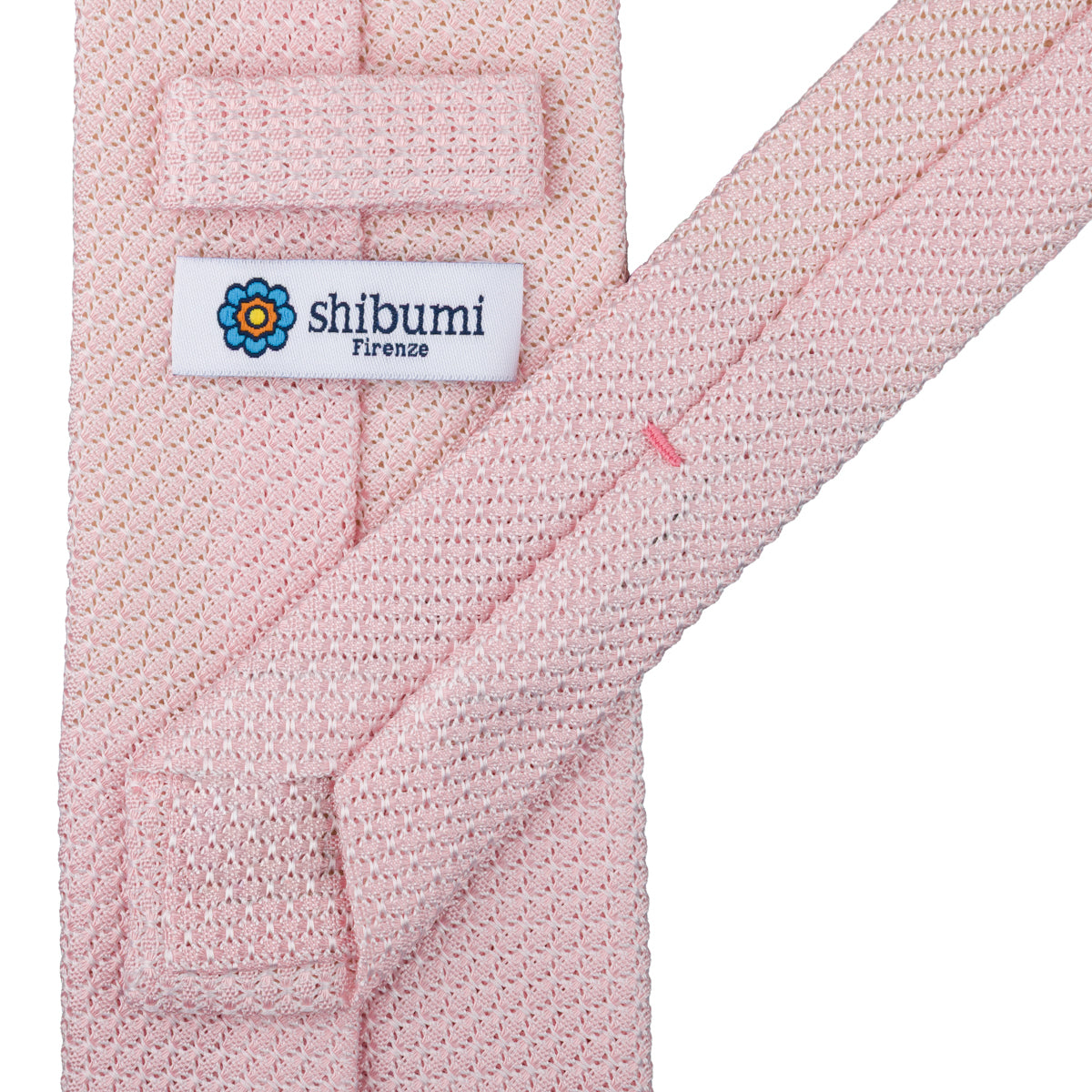 Grenadine / Garza Grossa Silk Tie - Pink - Self-Tipped