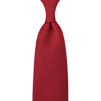 Grenadine / Garza Grossa Tie - Red - Hand-Rolled