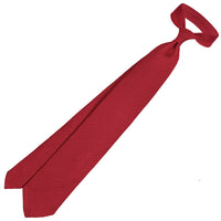 Grenadine / Garza Grossa Tie - Red - Hand-Rolled