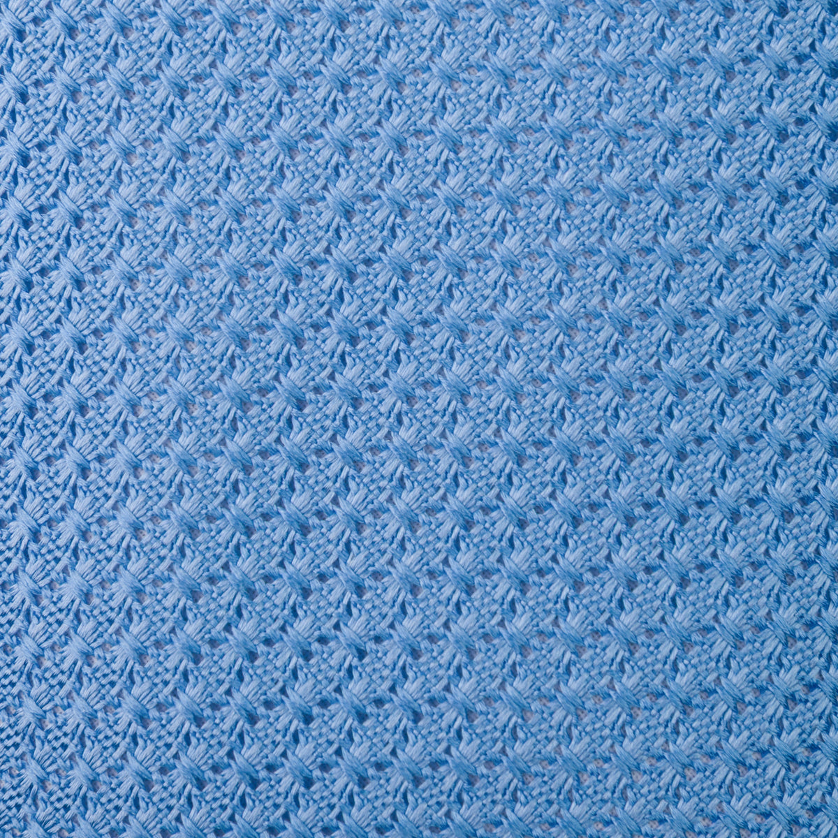 Grenadine / Garza Grossa Tie - Powder Blue - Hand-Rolled