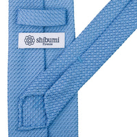 Grenadine / Garza Grossa Tie - Powder Blue - Hand-Rolled