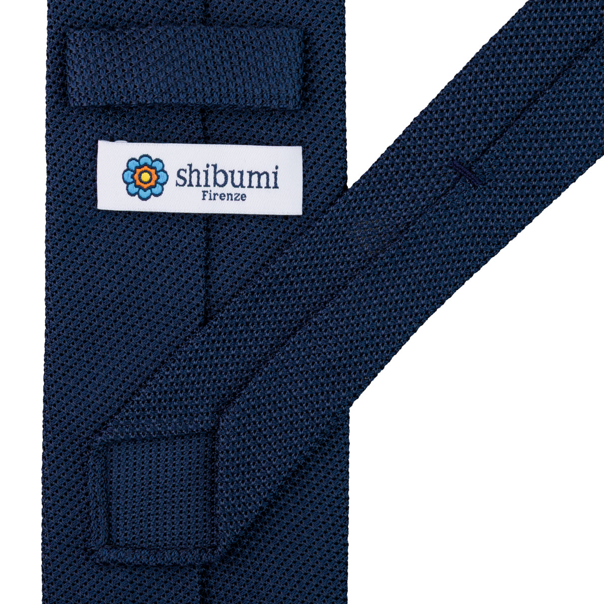 Grenadine / Garza Fina Tie - Navy - Hand-Rolled