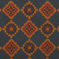 Copper Madder Silk Tie - Navy - Hand-Rolled